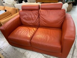 愛品館江戸川店Italsofa　本革　2Pソファ